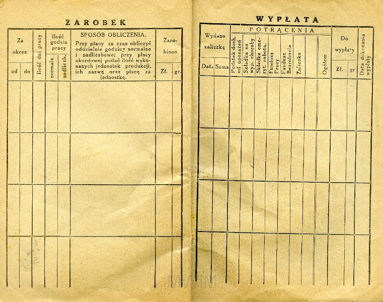 KKE 5909-30.jpg - Książeczka Obrachunkowa Józefy Janukowicz, Wilno, 13 XII 1937 r.